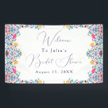 Vibrant Mexican Fiesta Style Rainbow Wedding Banner<br><div class="desc">Beautiful Invitation to celebrate Special occasions and festivals comes with digital and E-invitation as per your request. We would love to replicate our designs to make multiple products like rsvp cards, labels envelopes, and more. Customization is available for ready to print on request at info@shamaurcreatif@gmail.com. Look Forward to hearing from...</div>
