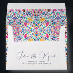 Vibrant Mexican Fiesta Style Rainbow Wedding Envelope<br><div class="desc">Beautiful Invitation to celebrate Special occasions and festivals comes with digital and E-invitation as per your request. We would love to replicate our designs to make multiple products like rsvp cards, labels envelopes, and more. Customization is available for ready to print on request at info@shamaurcreatif@gmail.com. Look Forward to hearing from...</div>