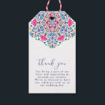 Vibrant Mexican Fiesta Style Rainbow Wedding Gift Tags<br><div class="desc">Beautiful Invitation to celebrate Special occasions and festivals comes with digital and E-invitation as per your request. We would love to replicate our designs to make multiple products like rsvp cards, labels envelopes, and more. Customization is available for ready to print on request at info@shamaurcreatif@gmail.com. Look Forward to hearing from...</div>