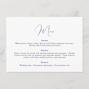 Vibrant Mexican Fiesta Style Rainbow Wedding Menu