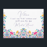 Vibrant Mexican Fiesta Style Rainbow Wedding Menu<br><div class="desc">Beautiful Invitation to celebrate Special occasions and festivals comes with digital and E-invitation as per your request. We would love to replicate our designs to make multiple products like rsvp cards, labels envelopes, and more. Customization is available for ready to print on request at info@shamaurcreatif@gmail.com. Look Forward to hearing from...</div>