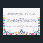 Vibrant Mexican Fiesta Style Rainbow Wedding Menu<br><div class="desc">Beautiful Invitation to celebrate Special occasions and festivals comes with digital and E-invitation as per your request. We would love to replicate our designs to make multiple products like rsvp cards, labels envelopes, and more. Customization is available for ready to print on request at info@shamaurcreatif@gmail.com. Look Forward to hearing from...</div>