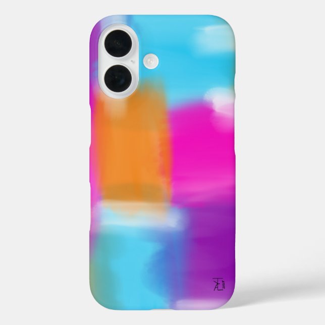 Vibrant Minimal Abstract Artwork Case-Mate iPhone Case (Back)