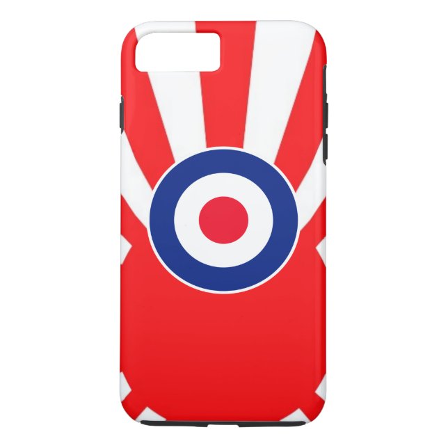 Vibrant MOD Target on Burst Japan Case-Mate iPhone Case (Back)