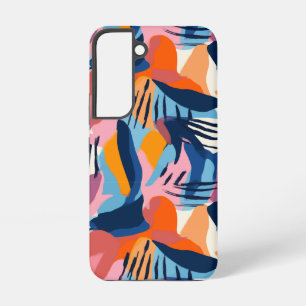 Vibrant Modern Abstract Shapes Pattern Samsung Galaxy Case