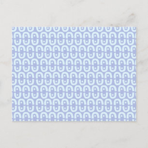 Vibrant Modern Pattern with Bold Colour Shapes Holiday Postcard