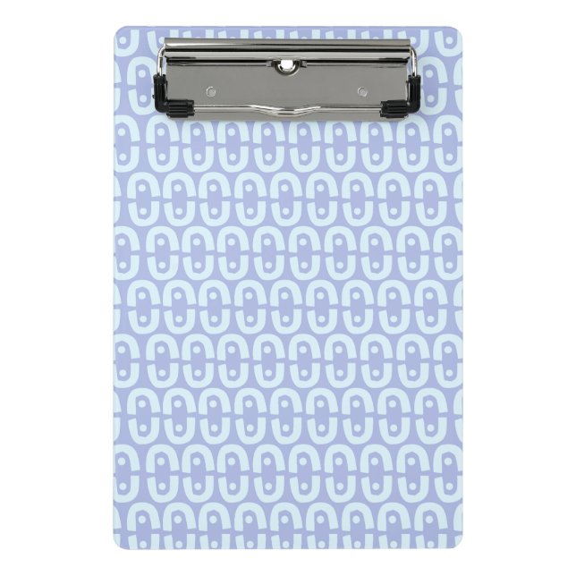 Vibrant Modern Pattern with Bold Colour Shapes Mini Clipboard (Front)