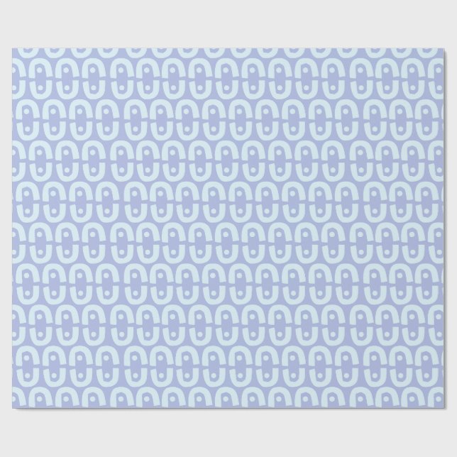 Vibrant Modern Pattern with Bold Colour Shapes Wrapping Paper (Flat)