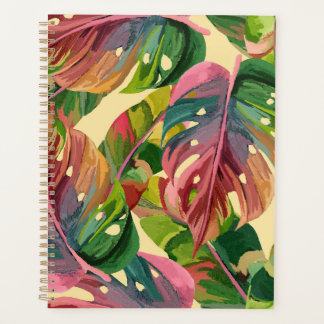 Vibrant Monstera Leaf Journal – Bold Tropical 