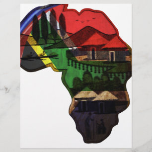 Vibrant Mosaic of Africa: Decorative Pattern Art