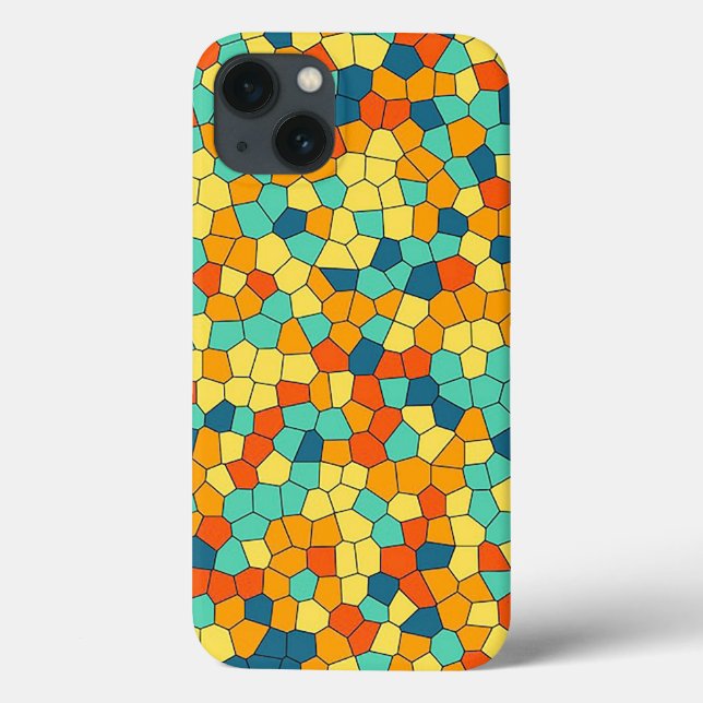 Vibrant mosaic pattern Case-Mate iPhone case (Back)