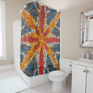 Vibrant mosaic Union Jack