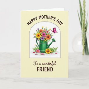 Vibrant Mothers Day Friend Card