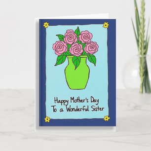 Vibrant Mothers Love Art Card