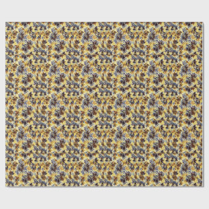 Vibrant multicolor classic trendy pattern design wrapping paper