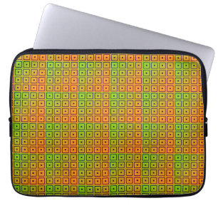 Vibrant multicolor laptop sleeve