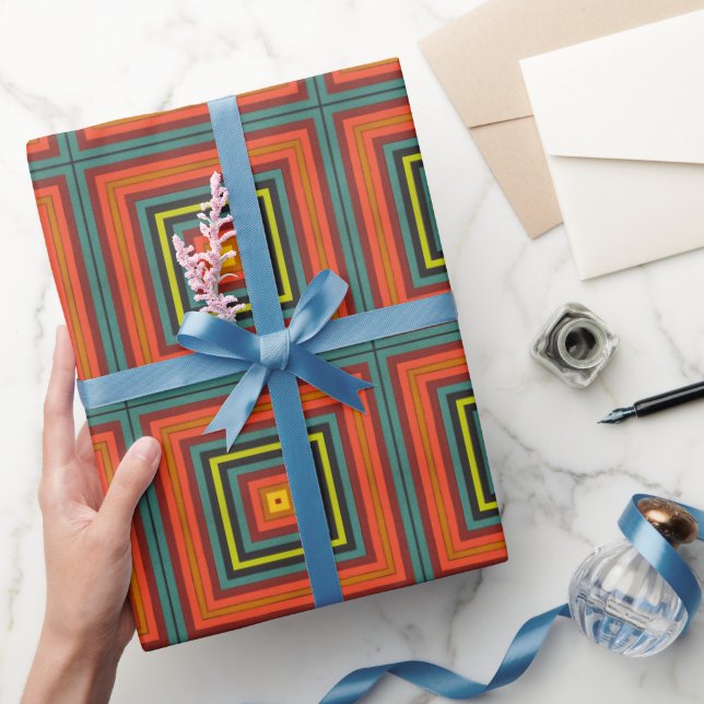  Vibrant Multicolors Wrapping Paper (Gifting)