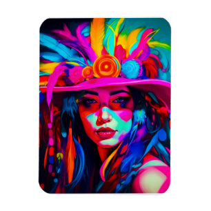 Vibrant Muse  Magnet