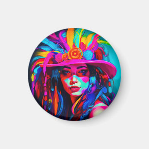 Vibrant Muse  Magnet