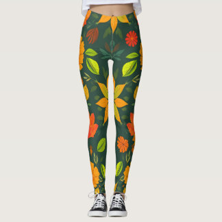 Vibrant Natural Elements Leggings