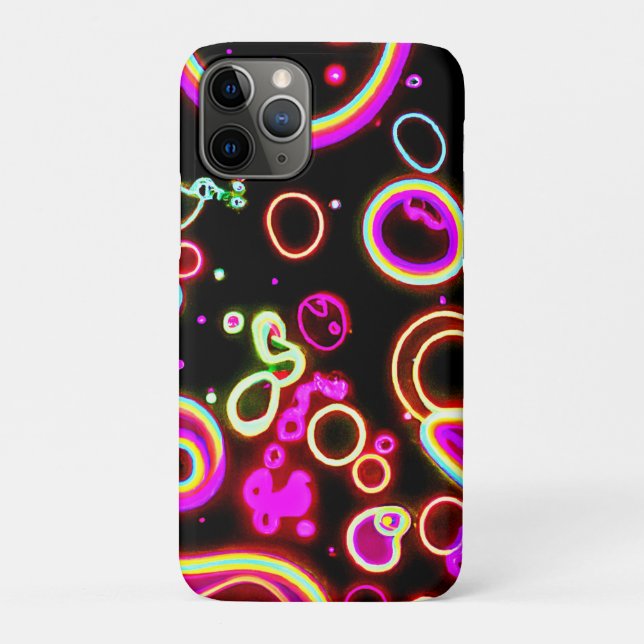 Vibrant Neon Glow Pattern Case-Mate iPhone Case (Back)