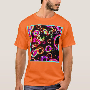 Vibrant Neon Glow Pattern T-Shirt