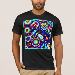 Vibrant Neon Pulse Pattern T-Shirt