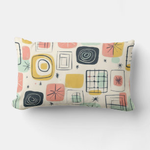 Vibrant Neutral Modern Abstract Throw Pillow