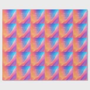Vibrant New Year Celebration with Colourful design Wrapping Paper