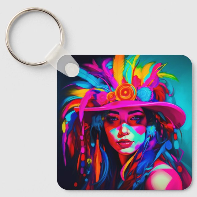Vibrant Nuse Keychain (Front)