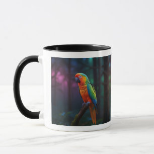 Vibrant Parrot Paradise Mug