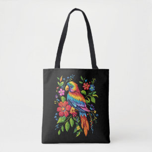 Vibrant Parrot Tote Bag
