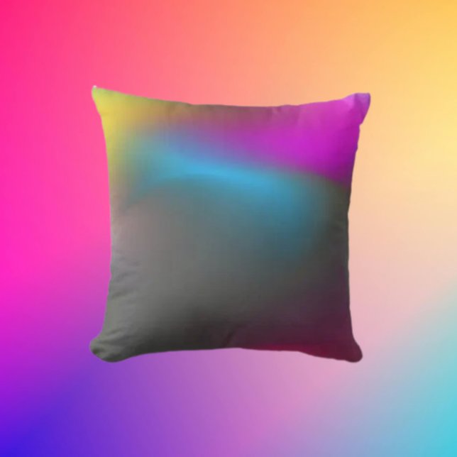 Vibrant Patchwork Throw Pillow (Creator Uploaded)