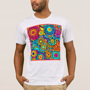Vibrant Pattern: A Kaleidoscope of Colorful Desig T-Shirt
