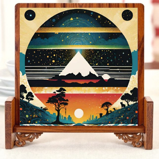  Vibrant Peaks Ceramic Tile (Creator Uploaded)