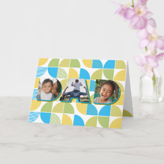 Vibrant Personalized Filipino Father's Day Gift Card