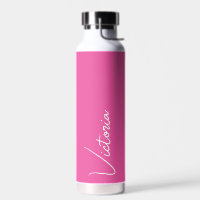 Vibrant Pink and White Personalized
