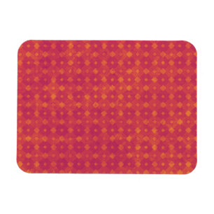 Vibrant Pink and Yellow Diamonds Magnet