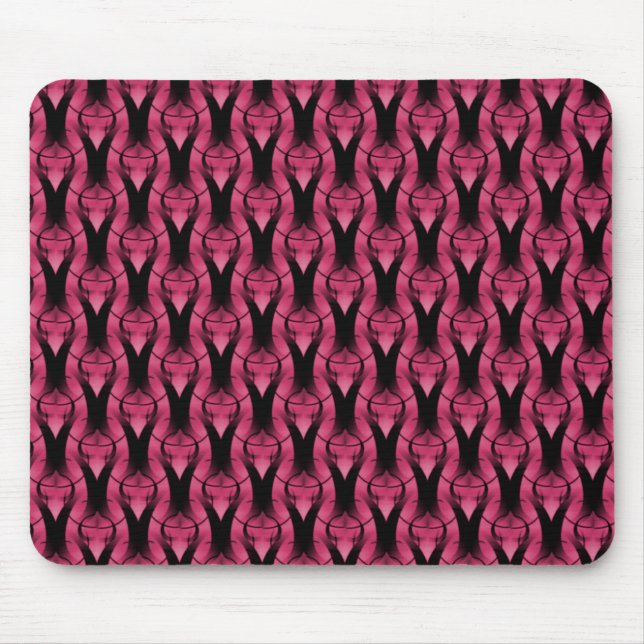 Vibrant Pink Modern Classic Mousepad (Front)