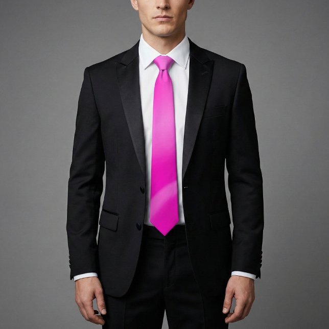Vibrant Pink Ombre Gradient Tie (Creator Uploaded)