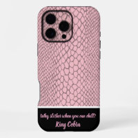 Vibrant pink snakeskin texture