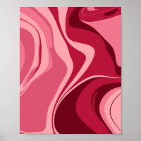 Vibrant Pink Swirls of Passion
