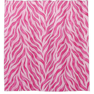Vibrant Pink Zebra Print