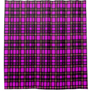 Vibrant Plaid Tartan Pattern Fabric