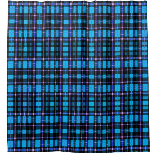 Vibrant Plaid Tartan Pattern Fabric (Front)