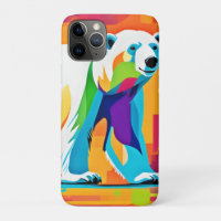 Vibrant Polar Bear