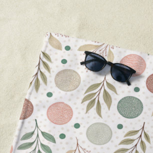 Vibrant Polka Dot Beach Towel for Sunny Days