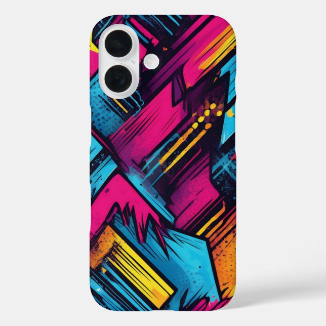 Vibrant Pop Art  Bold Colours Phone Case (Back)