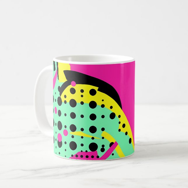 Vibrant Pop Art Mug (Front Left)