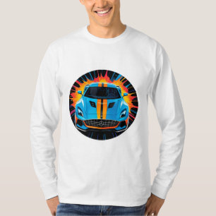 Vibrant Pop Art Sports Car T-Shirt